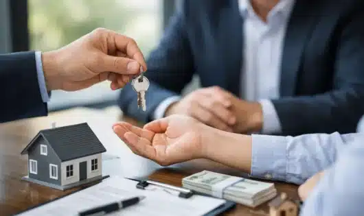 What does the brokerage commission for a property include?